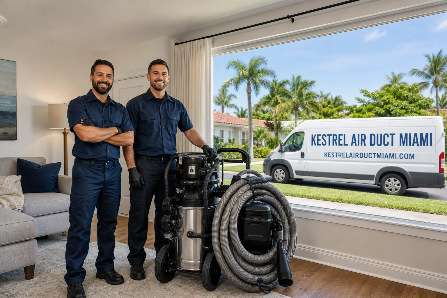 Kestrel Air Duct Miami air duct cleaning team